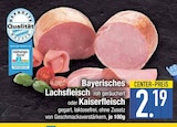 Schweinefleisch im EDEKA Prospekt Bayerisches Lachsfleisch im aktuellen EDEKA Prospekt für 2,19 €