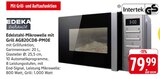 Edelstahl-Mikrowelle mit Grill AG820CD8-PM0E von EDEKA zuhause im aktuellen E center Prospekt