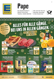 EDEKA Prospekt für Unna: "Aktuelle Angebote", 28 Seiten, 16.12.2024 - 24.12.2024