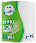 Essuie-tout maxi roll multi-usage - CARREFOUR ESSENTIAL dans le catalogue Carrefour