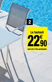 Carrefour Market Mareuil-lès-Meaux - FAUTEUIL << TELLO >> Promo FAUTEUIL << TELLO >> dans le catalogue Carrefour Market "Maintenant et moins cher !" à Mareuil-lès-Meaux