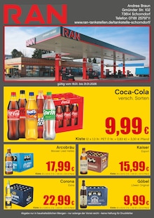 Coca Cola im RAN Prospekt "RAN" mit 2 Seiten (Schorndorf)