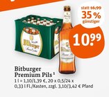 Aktuelles Bitburger Premium Pils Angebot bei tegut in Germering ab 10,99 €