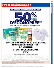 Pampers Angebote im Prospekt "68 millions de supporters" von Carrefour auf Seite 7