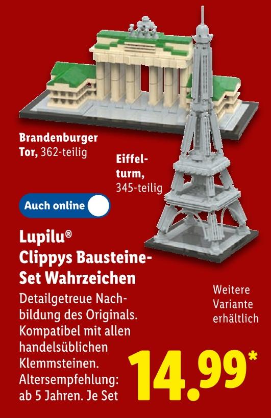 Clippys Bausteine-Set Wahrzeichen