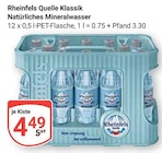 Klassik im Angebot bei GLOBUS in Krefeld Klassik Angebote von Rheinfels Quelle bei GLOBUS Krefeld für 4,49 €
