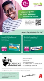 mea - meine apotheke Prospekt für Ostseebad Binz mit 4 Seiten mea - meine apotheke Prospekt für Ostseebad Binz: "Unsere Juni-Angebote", 4 Seiten, 01.06.2026 - 30.06.2026