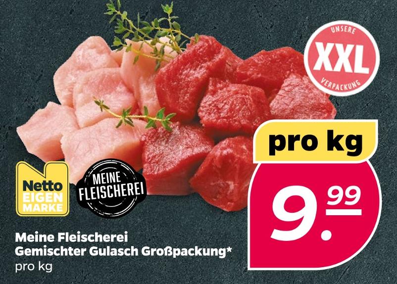 Meine Fleischerei Gemischter Gulasch Großpackung