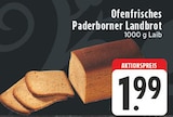 Ofenfrisches Paderborner Landbrot Angebote bei E center Oberhausen für 1,99 €