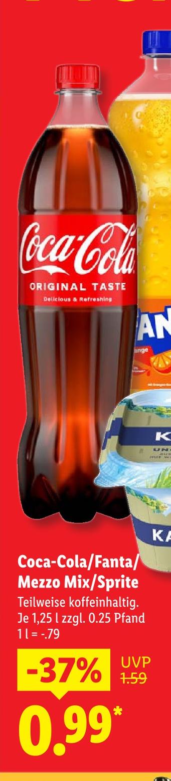 Coca-Cola/Fanta/Mezzo Mix/Sprite