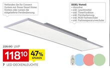 XXXLutz Möbelhäuser Helmstedt - LED-Deckenleuchte LED-Deckenleuchte Angebot bei XXXLutz Möbelhäuser Helmstedt im Prospekt "Wir sind weiterhin für Sie da!"