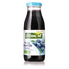 Jus de myrtilles bio 50 cl - VITAMONT en promo chez Botanic Jus de myrtilles bio 50 cl - VITAMONT dans le catalogue Botanic