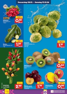 Blumen im Netto Marken-Discount Prospekt "Aktuelle Angebote" mit 68 Seiten (Hamburg)