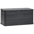 Aktuelles Toomax Aufbewahrungsbox Woodys 280 anthrazit Kunststoff B/H/T: ca. 117x56x45 cm Angebot bei POCO in Hamburg ab 32,99 €