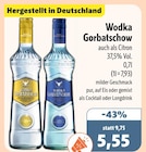 Wodka Gorbatschow auch als Citron im Angebot bei aktiv & irma in Oldenburg Wodka Gorbatschow auch als Citron Angebote von Wodka Gorbatschow bei aktiv & irma Oldenburg für 5,55 €