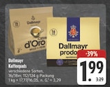 Kaffeepads Angebote von Dallmayr bei E center Amberg für 1,99 €
