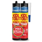 Promo Lot de 2 colles(d) Cyanolit Koltout blanc 290 ml à 18,90 € dans le catalogue Castorama à Besançon