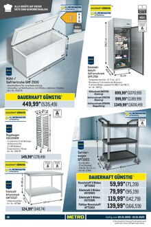 Kühlschrank im Metro Prospekt "Gastro Journal" mit 34 Seiten (Bünde)