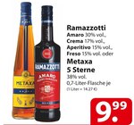 famila Nordost Bielefeld - Ramazzotti oder Metaxa 5 Sterne Ramazzotti oder Metaxa 5 Sterne Angebot bei famila Nordost Bielefeld im Prospekt besser als gut!