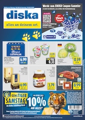 diska Discounter Prospekt der aktuellen Woche mit 36 Seiten, gültig von 04.08.2025 bis 09.08.2025, in Wörnitz und Umgebung Aktueller diska Discounter Prospekt in Wörnitz und Umgebung, "alles an deinem ort." mit 36 Seiten, 04.08.2025 - 09.08.2025