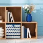 Boîte de rangement carrée en textile Mixxit coloris blanc tufté bleu - BOX & BEYOND - Castorama à Mulhouse Boîte de rangement carrée en textile Mixxit coloris blanc tufté bleu - BOX & BEYOND en promo chez Castorama Mulhouse à 8,99 €