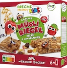 Fruchtriegel Beere & Haselnuss, ab 3 Jahren, (6x26 g) von Freche Freunde im aktuellen dm-drogerie markt Prospekt für 3,55 €