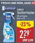 Textilerfrischer von FEBREZE für 2,29 € bei ALDI Nord im Angebot Textilerfrischer von FEBREZE im aktuellen ALDI Nord Prospekt
