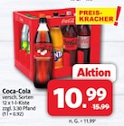 Mixgetränke Angebote von Coca-Cola bei Markant Nordwest Osnabrück für 10,99 €