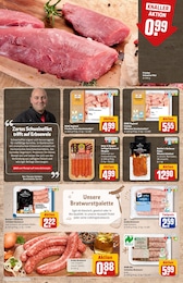 REWE Bio Wuerstchen im Prospekt REWE Bio Wuerstchen im Prospekt