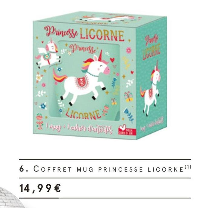 Monoprix Courbevoie - COFFRET MUG PRINCESSE LICORNE Promo COFFRET MUG PRINCESSE LICORNE dans le catalogue Monoprix Le grand Noël à Courbevoie