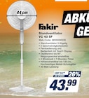 Standventilator VC 43 SF im Angebot bei expert in Hoyerswerda Standventilator VC 43 SF Angebote von Fakir bei expert Hoyerswerda für 43,99 €