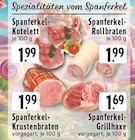 Aktuelle Schweinefilet Angebote bei E center in Herne Aktuelles Spanferkel-Kotelett Angebot bei E center in Herne ab 1,69 €