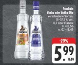 Vodka im Angebot bei EDEKA in Chemnitz Vodka Angebote von Puschkin bei EDEKA Chemnitz für 5,99 €