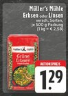 EDEKA Wassenberg - Grüne Erbsen Angebot im Prospekt Grüne Erbsen bei EDEKA im Wassenberg Prospekt für 1,29 €