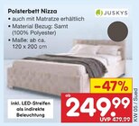 Aktuelles Polsterbett Nizza Angebot bei Netto Marken-Discount in Pforzheim ab 249,99 €