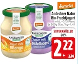 Mango im EDEKA Prospekt Bio-Fruchtjogurt Mango von Andechser Natur im aktuellen EDEKA Prospekt für 2,22 €