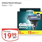 Mach3 Klingen im Angebot bei GLOBUS in Krefeld Mach3 Klingen Angebote von Gillette bei GLOBUS Krefeld für 19,99 €