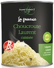 La fameuse Choucroute cuisinée Label Rouge - ANDRÉ LAURENT - Intermarché à Valence La fameuse Choucroute cuisinée Label Rouge - ANDRÉ LAURENT en promo chez Intermarché Valence à 2,29 €