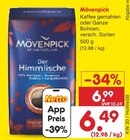 Kaffee gemahlen oder Ganze Bohnen im Angebot bei Netto Marken-Discount in Laatzen Kaffee gemahlen oder Ganze Bohnen Angebote von Mövenpick bei Netto Marken-Discount Laatzen für 6,49 €