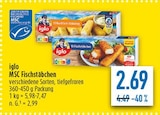 MSC Fischstäbchen bei diska im Obernbreit Prospekt für 2,69 €