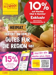 Netto Marken-Discount Prospekt für Langen mit 2 Seiten Netto Marken-Discount Prospekt für Langen: "10% auf Obst & Gemüse", 2 Seiten, 07.09.2026 - 12.09.2026