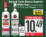 Carta Blanca Superior White Rum im Angebot bei EDEKA in Ingolstadt Carta Blanca Superior White Rum Angebote von Bacardi bei EDEKA Ingolstadt für 10,49 €
