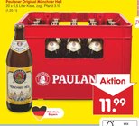 Original Münchner Hell Angebote von Paulaner bei Netto Marken-Discount Memmingen für 11,99 €