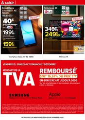 Promos LG dans le catalogue "APÉRO DINATOIRE" de Carrefour à la page 76