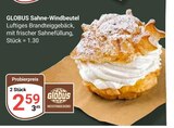 Aktuelle Sahne Angebote bei GLOBUS in Duisburg Aktuelles Sahne-Windbeutel Angebot bei GLOBUS in Duisburg ab 1,30 €