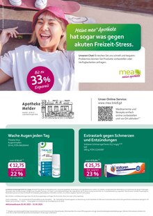 Aktueller mea - meine apotheke Prospekt (Remchingen, 6 Seiten zum blättern mea - meine apotheke Prospekt Unsere Mai-Angebote mit 6 Seiten