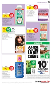 Promotion Nivea dans le prospectus Intermarché Super, valable du 07/07/2026 au 19/07/2026 Promo Nivea dans le catalogue Intermarché Super du moment à la page 35