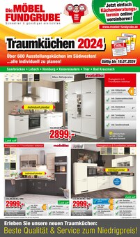 Küche im Die Möbelfundgrube Prospekt "Traumküchen 2024!" mit 12 Seiten (Saarbrücken)