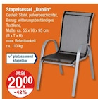 Stapelsessel 'Dublin' im V-Markt Prospekt Stapelsessel 'Dublin' von im aktuellen V-Markt Prospekt für 20,00 €