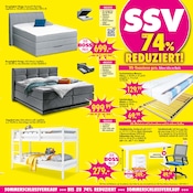 Matratze im SB Möbel Boss Prospekt in Willich Aktueller SB Möbel Boss Prospekt mit Matratze, "SSV", Seite 11